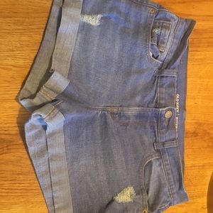 Ripped jean shorts from Old Navy (size 4)